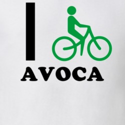 Avoca Steuben County New York State I Love Heart I Bike T Shirt 5408226