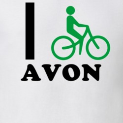 Avon Livingston County New York State I Love Heart I Bike T Shirt 5408233