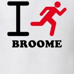 Broome Schoharie County New York State I Love Heart I Run T Shirt 5408245