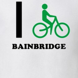 Bainbridge Chenango County New York State I Love Heart I Bike T Shirt 5408247