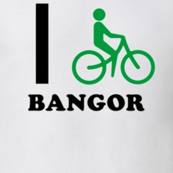 Bangor Franklin County New York State I Love Heart I Bike T Shirt 5408276