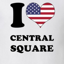 Central Square Oswego County New York State I Love Heart USA T Shirt 5408280
