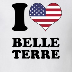 Belle Terre Suffolk County New York State I Love Heart USA T Shirt 5408330