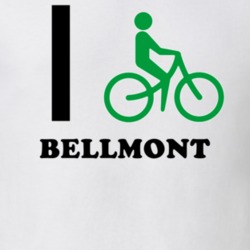 Bellmont Franklin County New York State I Love Heart I Bike T Shirt 5408406