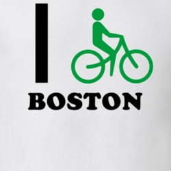 Boston Erie County New York State I Love Heart I Bike T Shirt 5408590