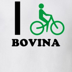 Bovina Delaware County New York State I Love Heart I Bike T Shirt 5408598