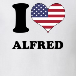 Alfred Allegany County New York State I Love Heart USA T Shirt 5408615