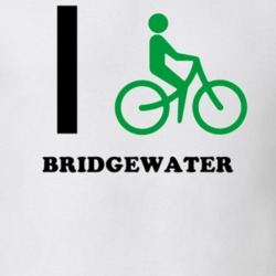 Bridgewater Oneida County New York State I Love Heart I Bike T Shirt 5408643