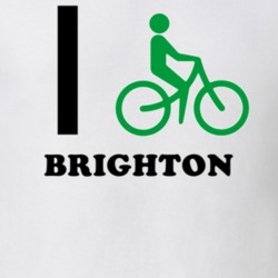 Brighton Monroe County New York State I Love Heart I Bike T Shirt 5408657