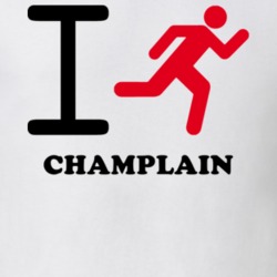 Champlain Clinton County New York State I Love Heart I Run T Shirt 5408681