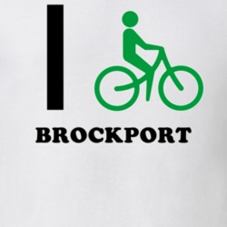 Brockport Monroe County New York State I Love Heart I Bike T Shirt 5408690