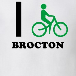 Brocton Chautauqua County New York State I Love Heart I Bike T Shirt 5408698