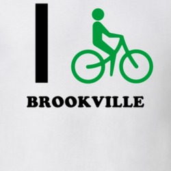 Brookville Nassau County New York State I Love Heart I Bike T Shirt 5408724