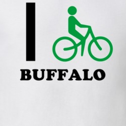 Buffalo Erie County New York State I Love Heart I Bike T Shirt 5408778