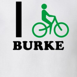Burke Franklin County New York State I Love Heart I Bike T Shirt 5408795