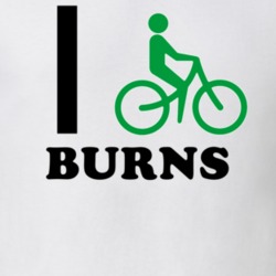 Burns Allegany County New York State I Love Heart I Bike T Shirt 5408808