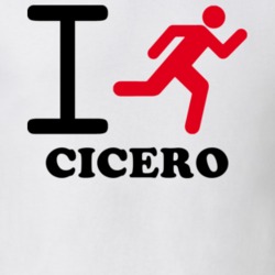 Cicero Onondaga County New York State I Love Heart I Run T Shirt 5408810