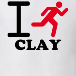Clay Onondaga County New York State I Love Heart I Run T Shirt 5408876