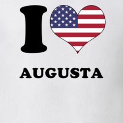 Augusta Oneida County New York State I Love Heart USA T Shirt 5408917