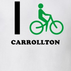 Carrollton Cattaraugus County New York State I Love Heart I Bike T Shirt 5409030