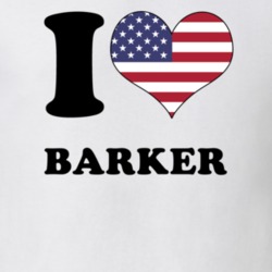Barker Niagara County New York State I Love Heart USA T Shirt 5409033