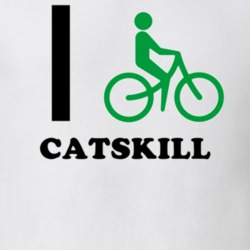 Catskill Greene County New York State I Love Heart I Bike T Shirt 5409111