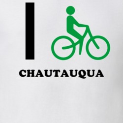 Chautauqua Chautauqua County New York State I Love Heart I Bike T Shirt 5409225