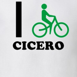Cicero Onondaga County New York State I Love Heart I Bike T Shirt 5409311