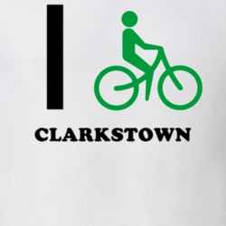 Clarkstown Rockland County New York State I Love Heart I Bike T Shirt 5409351