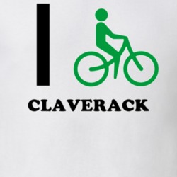 Claverack Columbia County New York State I Love Heart I Bike T Shirt 5409368