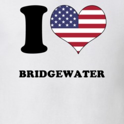 Bridgewater Oneida County New York State I Love Heart USA T Shirt 5409428
