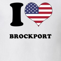 Brockport Monroe County New York State I Love Heart USA T Shirt 5409467