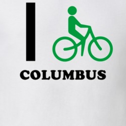Columbus Chenango County New York State I Love Heart I Bike T Shirt 5409539
