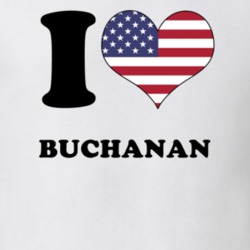 Buchanan Westchester County New York State I Love Heart USA T Shirt 5409552