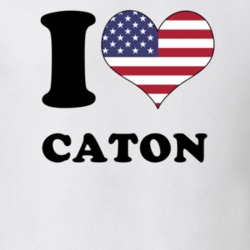 Caton Steuben County New York State I Love Heart USA T Shirt 5409907