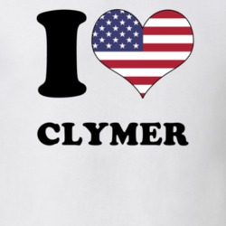 Clymer Chautauqua County New York State I Love Heart USA T Shirt 5410287