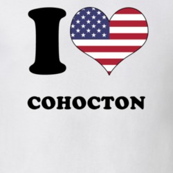 Cohocton Steuben County New York State I Love Heart USA T Shirt 5410319