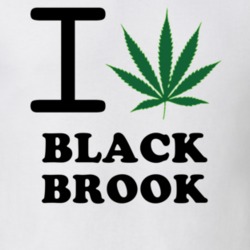 Black Brook Clinton County New York State I Love Heart Weed T Shirt 5430897