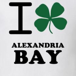 Alexandria Bay Jefferson County New York State I Love Heart Clover T Shirt 5430898