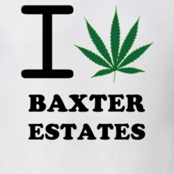 Baxter Estates Nassau County New York State I Love Heart Weed T Shirt 5430970