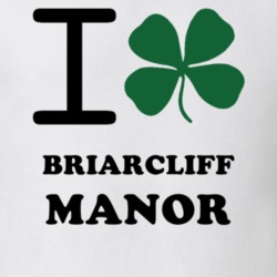 Briarcliff Manor Westchester County New York State I Love Heart Clover T Shirt 5431159