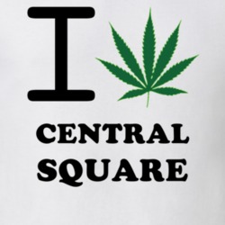 Central Square Oswego County New York State I Love Heart Weed T Shirt 5431302