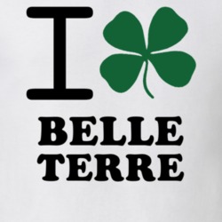 Belle Terre Suffolk County New York State I Love Heart Clover T Shirt 5431303