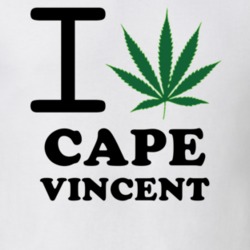 Cape Vincent Jefferson County New York State I Love Heart Weed T Shirt 5431349
