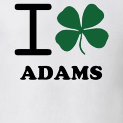 Adams Jefferson County New York State I Love Heart Clover T Shirt 5431352