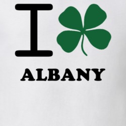 Albany Albany County New York State I Love Heart Clover T Shirt 5431364