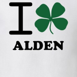 Alden Erie County New York State I Love Heart Clover T Shirt 5431370