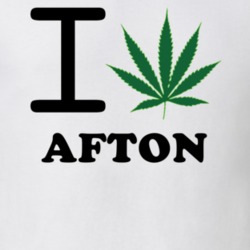 Afton Chenango County New York State I Love Heart Weed T Shirt 5431371