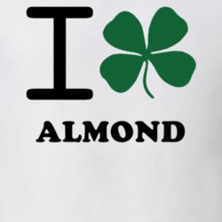 Almond Allegany County New York State I Love Heart Clover T Shirt 5431383