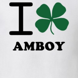 Amboy Oswego County New York State I Love Heart Clover T Shirt 5431393
